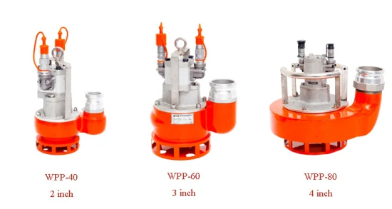 Bomba sumergible de bomba de lodo hidráulica portátil de cabeza alta de 4 pulgadas a la venta